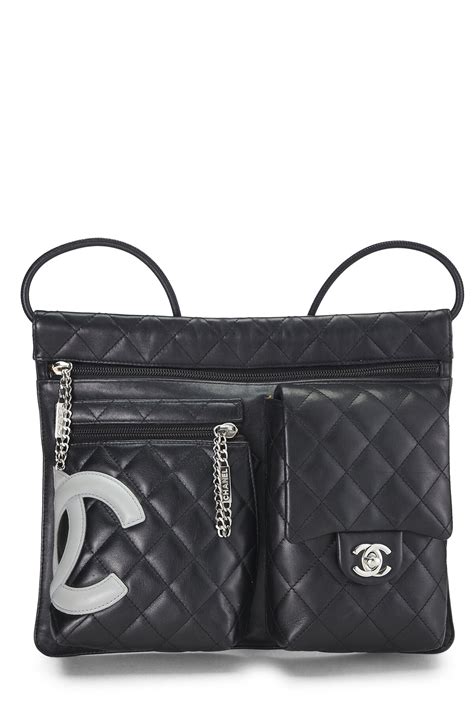 chanel cambon multi pocket dimensioni|Chanel Cambon Handbag .